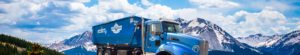 30 Yard Roll Off Dumpster on Truck in Denver